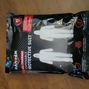 Ranger Full Coverage Disposable Protective Suit durable lightweight size XL New